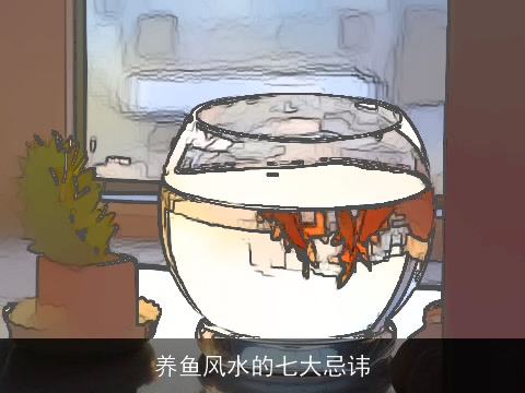 养鱼风水的七大忌讳