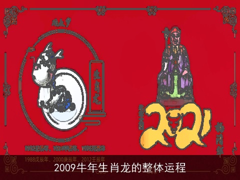 2009牛年生肖龙的整体运程