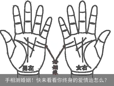 手相测婚姻！快来看看你终身的爱情运怎么？