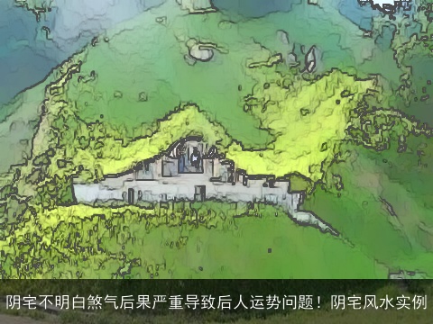 阴宅不明白煞气后果严重导致后人运势问题！阴宅风水实例