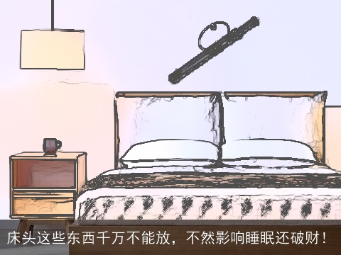 床头这些东西千万不能放，不然影响睡眠还破财！
