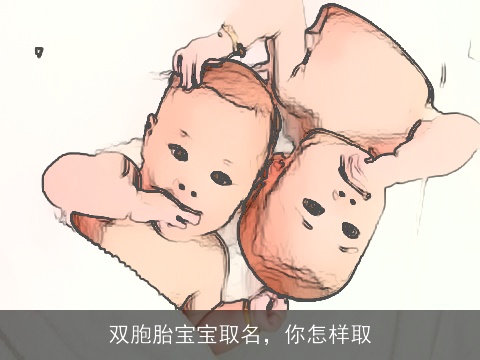 双胞胎宝宝取名，你怎样取