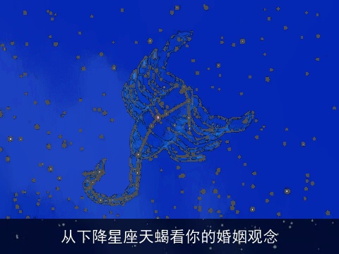 从下降星座天蝎看你的婚姻观念