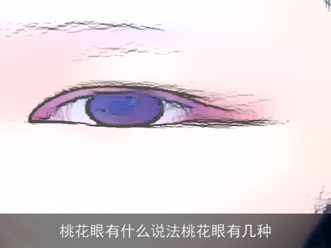 桃花眼有什么说法桃花眼有几种
