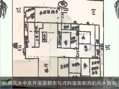 购房风水中东升屋面朝东与西斜屋面朝西的风水别离