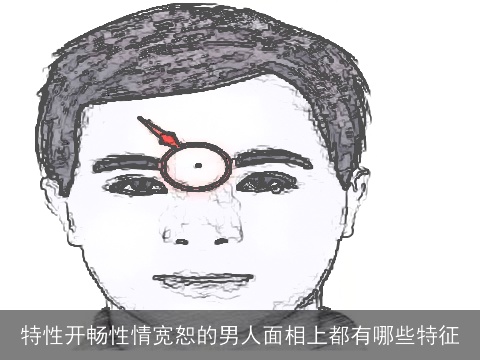 特性开畅性情宽恕的男人面相上都有哪些特征