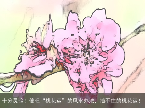 十分灵验！催旺“桃花运”的风水办法，挡不住的桃花运！