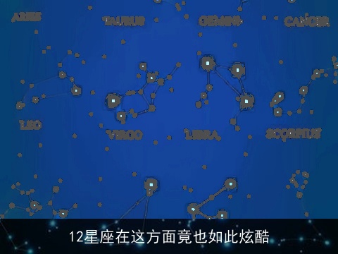 12星座在这方面竟也如此炫酷