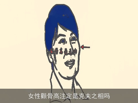 女性颧骨高注定是克夫之相吗
