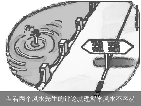 看看两个风水先生的评论就理解学风水不容易