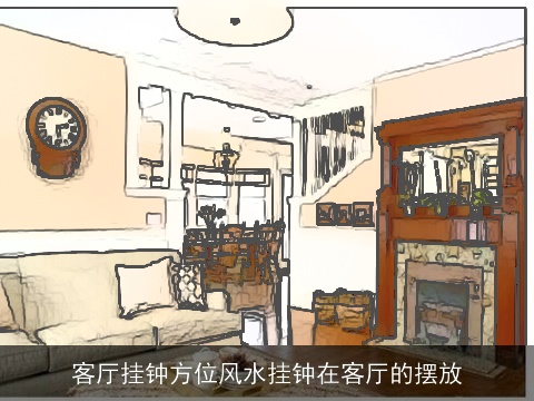 客厅挂钟方位风水挂钟在客厅的摆放