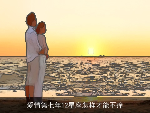 爱情第七年12星座怎样才能不痒