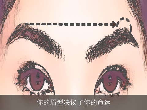 你的眉型决议了你的命运