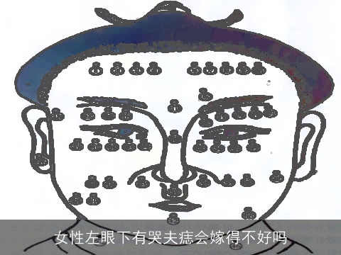 女性左眼下有哭夫痣会嫁得不好吗