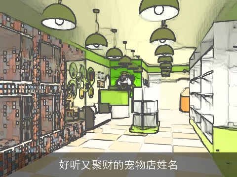 好听又聚财的宠物店姓名