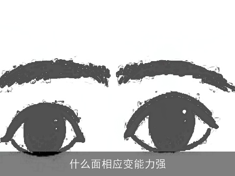 什么面相应变能力强