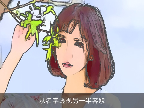 从名字透视另一半容貌