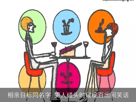 相亲目标同名字 男人碰头时破绽百出闹笑话