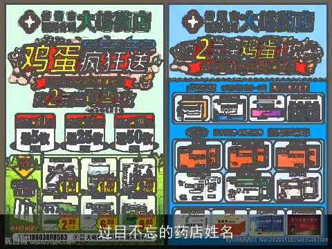 过目不忘的药店姓名