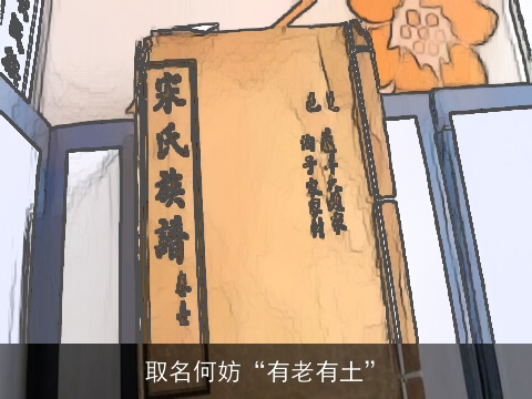 取名何妨“有老有土”