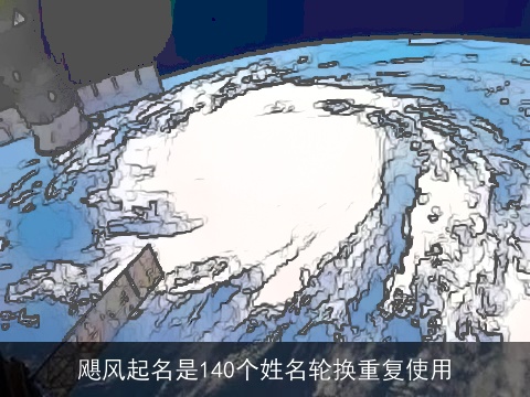飓风起名是140个姓名轮换重复使用
