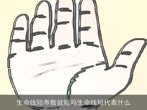 生命线短寿数就短吗生命线短代表什么