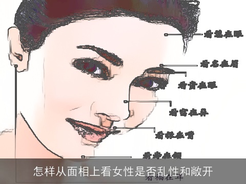 怎样从面相上看女性是否乱性和敞开