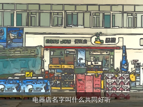 电器店名字叫什么共同好听