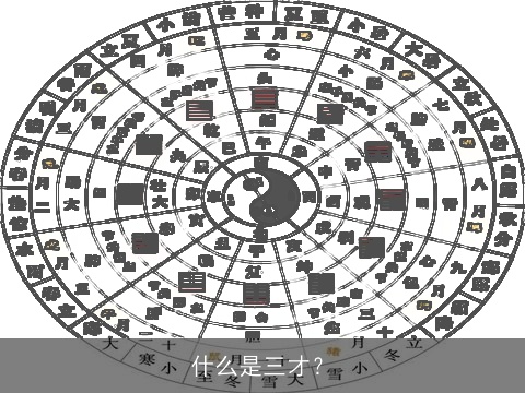 什么是三才？