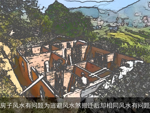 房子风水有问题为逃避风水煞搬迁后却相同风水有问题