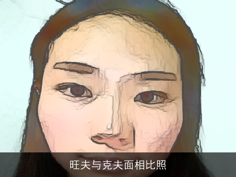 旺夫与克夫面相比照