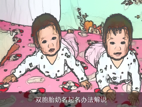 双胞胎奶名起名办法解说