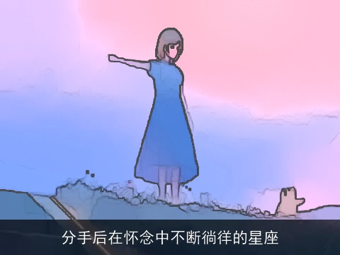 分手后在怀念中不断徜徉的星座