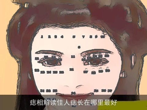 痣相解读佳人痣长在哪里最好