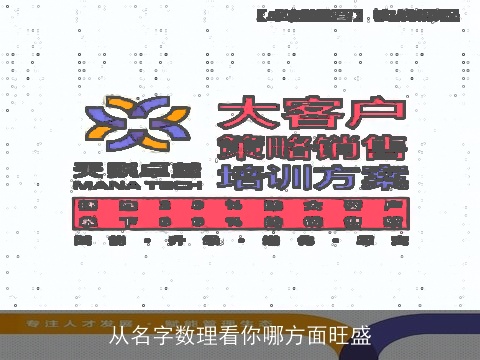 从名字数理看你哪方面旺盛