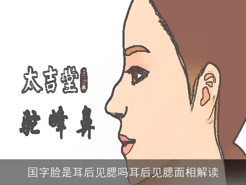 国字脸是耳后见腮吗耳后见腮面相解读