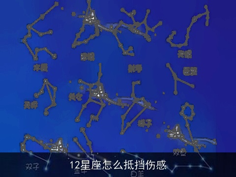 12星座怎么抵挡伤感