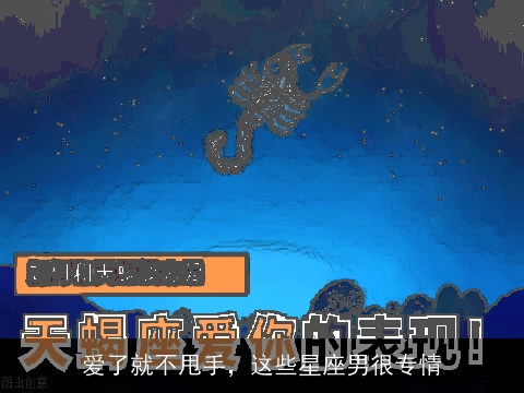 爱了就不甩手，这些星座男很专情