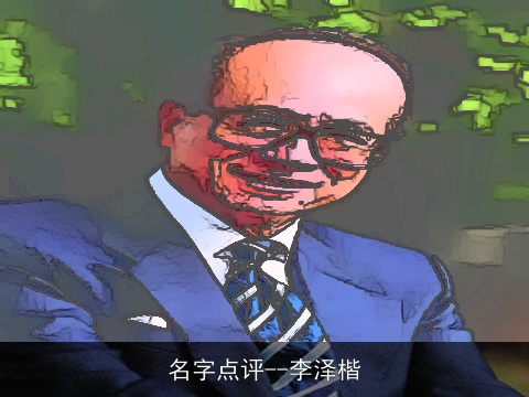 名字点评--李泽楷