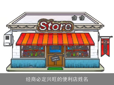 经商必定兴旺的便利店姓名