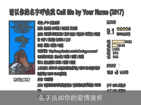 名字预知你的爱情波折