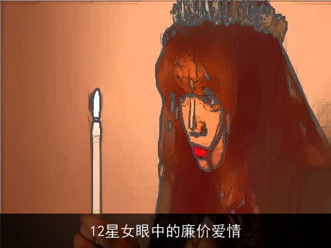 12星女眼中的廉价爱情