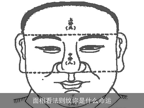 面相看法则纹你是什么命运