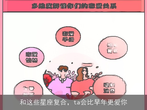 和这些星座复合，ta会比早年更爱你