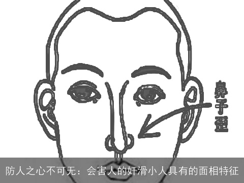 防人之心不可无：会害人的奸滑小人具有的面相特征