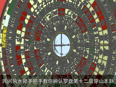 民间风水师手把手教你辨认罗盘第十二层穿山本卦