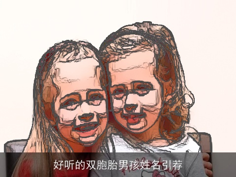 好听的双胞胎男孩姓名引荐