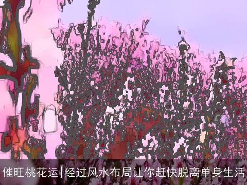 催旺桃花运|经过风水布局让你赶快脱离单身生活