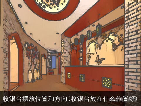 收银台摆放位置和方向(收银台放在什么位置好)
