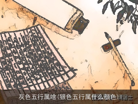 灰色五行属啥(银色五行属什么颜色)